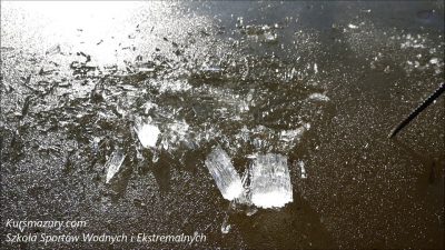 niebezpieczny lód mazury Na lodzie jak na szpilkach – 2019.02.27.