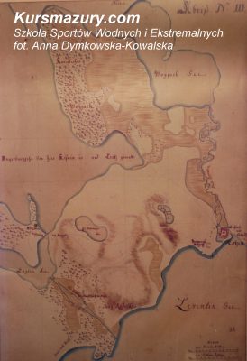 wielkie jeziora mazurskie kursmazury mapa Niegocin historia jezior 1843 Kisajno rejsy szkoleniowe rekreacyjne żeglarskie Giżycko