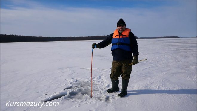 2021.02.16. – warunki lodowe jezioro Kisajno Mazury